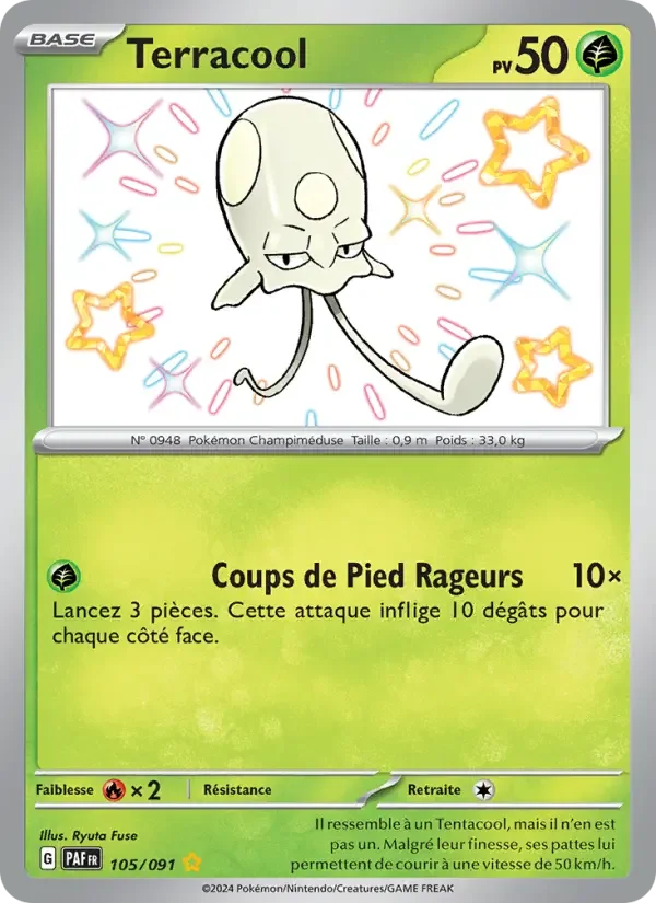 Carte Pokémon Terracool #105 — Destinées de Paldea