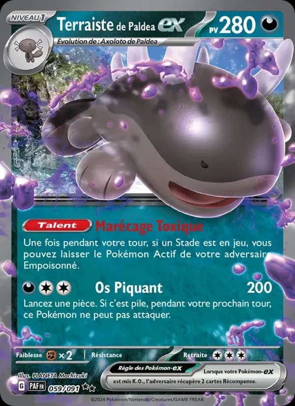 Carte Pokémon Terraiste de Paldea-ex #059 — Destinées de Paldea