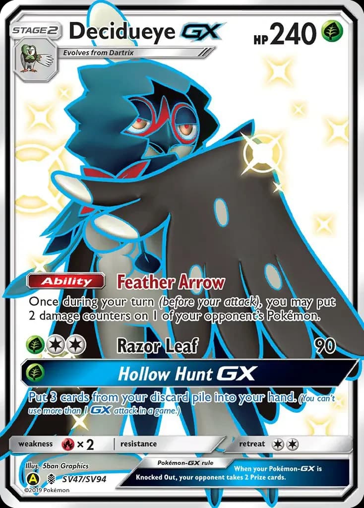 Carte Pokémon Archéduc-GX #SV47 — Destinées Occultes