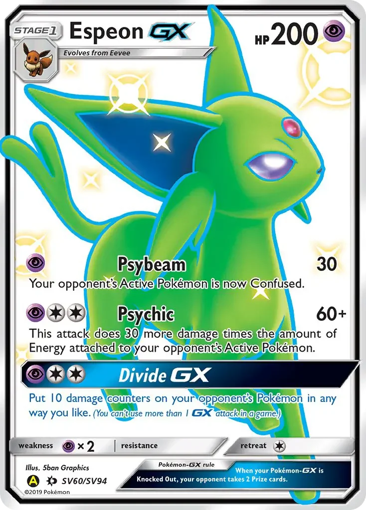 Carte Pokémon Mentali-GX #SV60 — Destinées Occultes