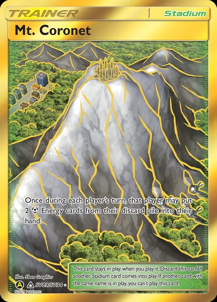 Carte Pokémon Mont Couronné #SV89 — Destinées Occultes