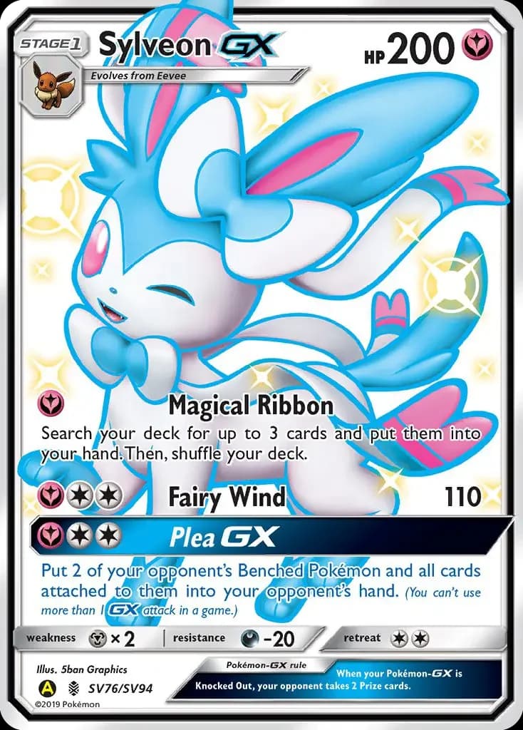 Carte Pokémon Nymphali-GX #SV76 — Destinées Occultes