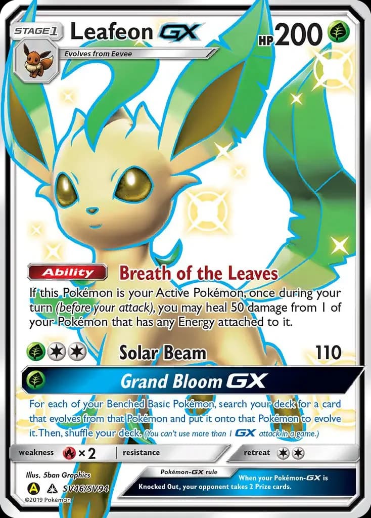 Carte Pokémon Phyllali-GX #SV46 — Destinées Occultes