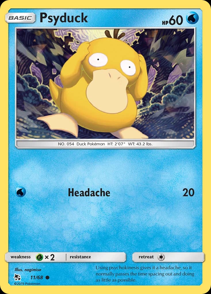 Carte Pokémon Psykokwak #11 — Destinées Occultes