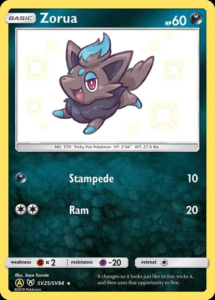 Carte Pokémon Zorua #SV25 — Destinées Occultes