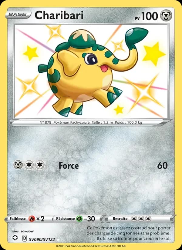 Carte Pokémon Charibari #SV090 — Destinées Radieuses