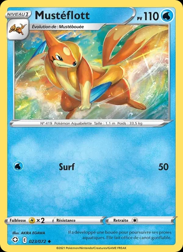 Carte Pokémon Mustéflott #23 — Destinées Radieuses
