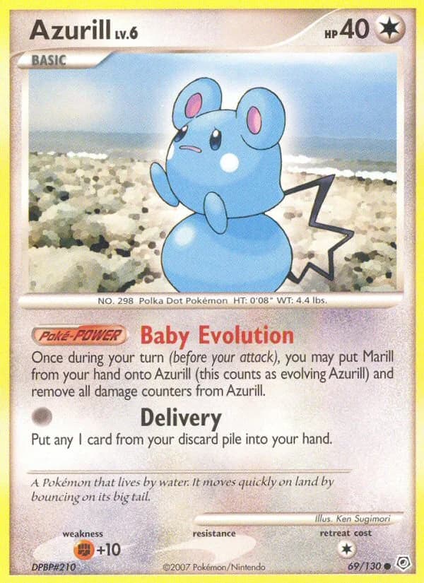 Carte Pokémon Azurill #69 — Diamant & Perle