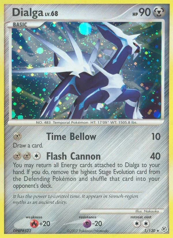 Carte Pokémon Dialga #1 — Diamant & Perle
