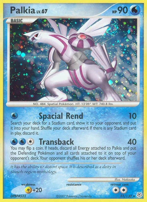 Carte Pokémon Palkia #11 — Diamant & Perle