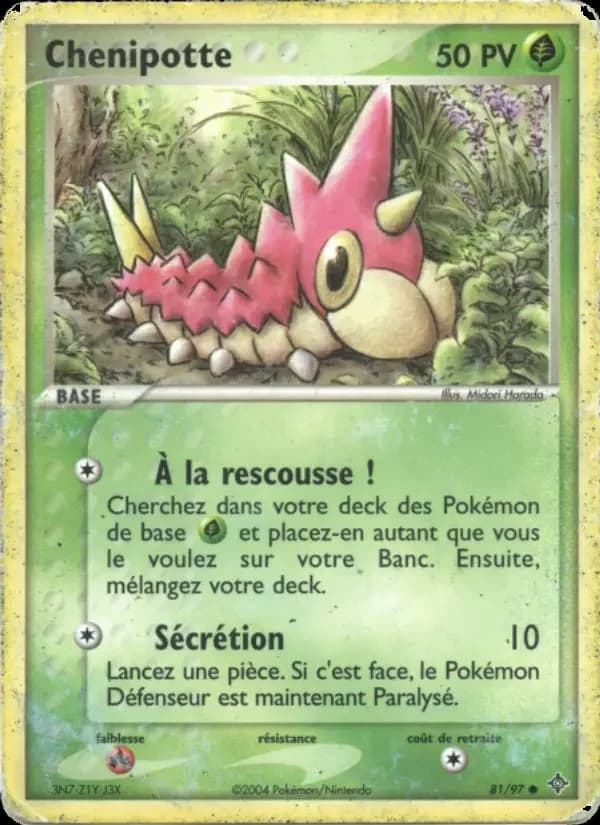 Carte Pokémon Chenipotte #81 — Dragon
