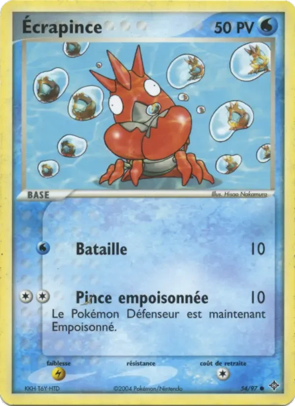Carte Pokémon Écrapince #54 — Dragon