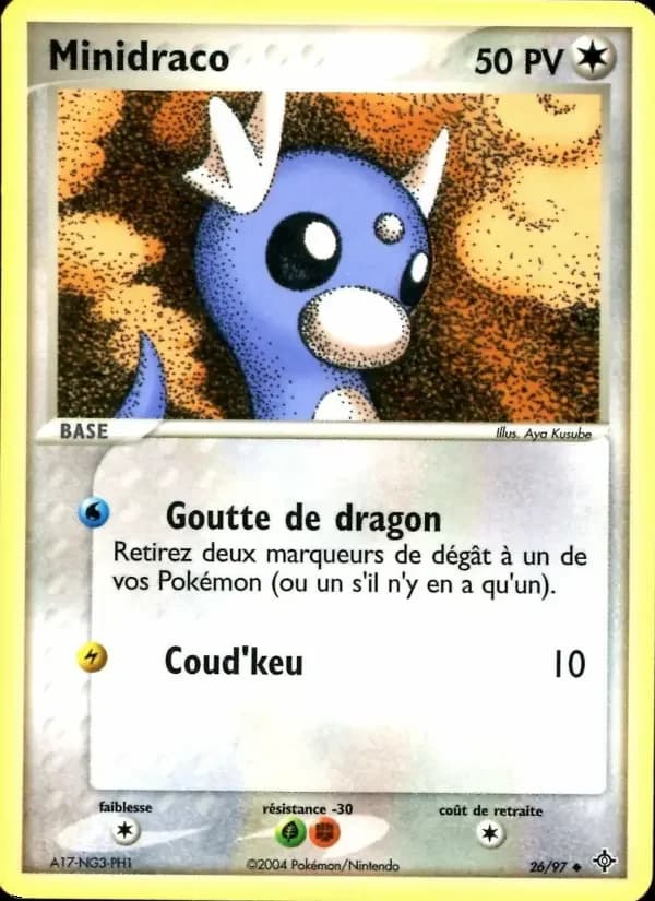 Carte Pokémon Minidraco #26 — Dragon