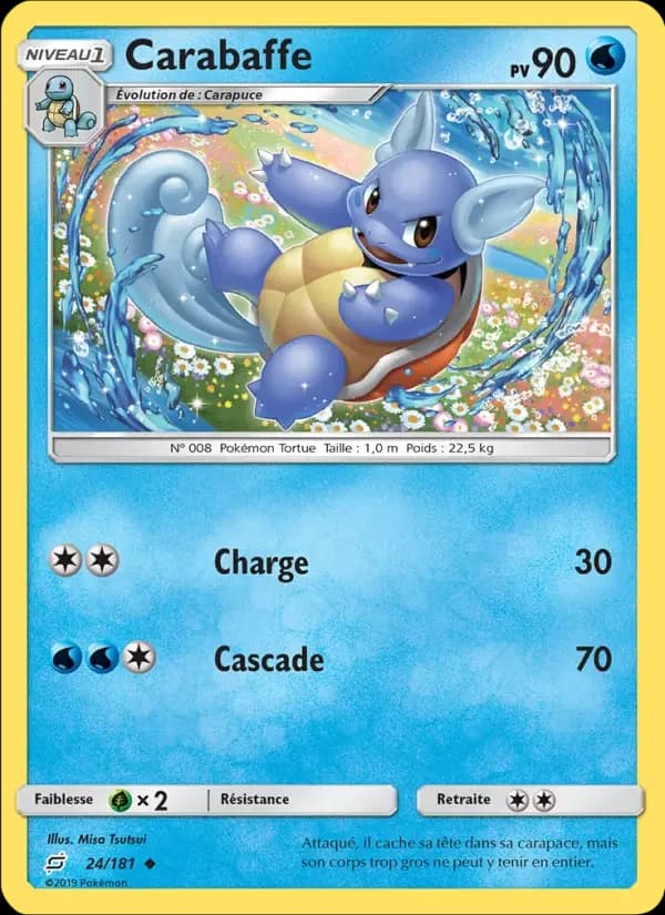 Carte Pokémon Carabaffe #24 — Duo de Choc