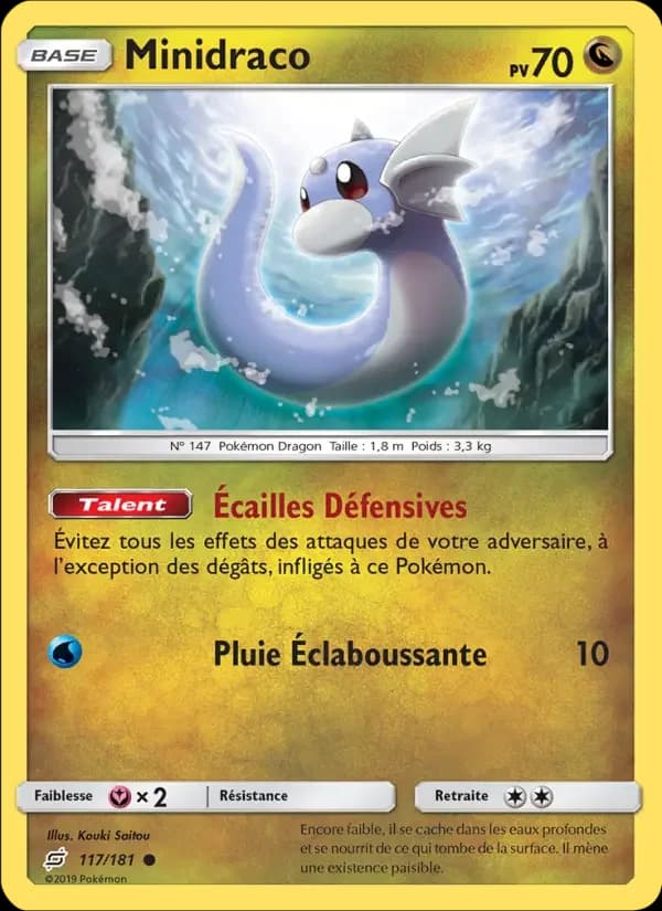 Carte Pokémon Minidraco #117 — Duo de Choc