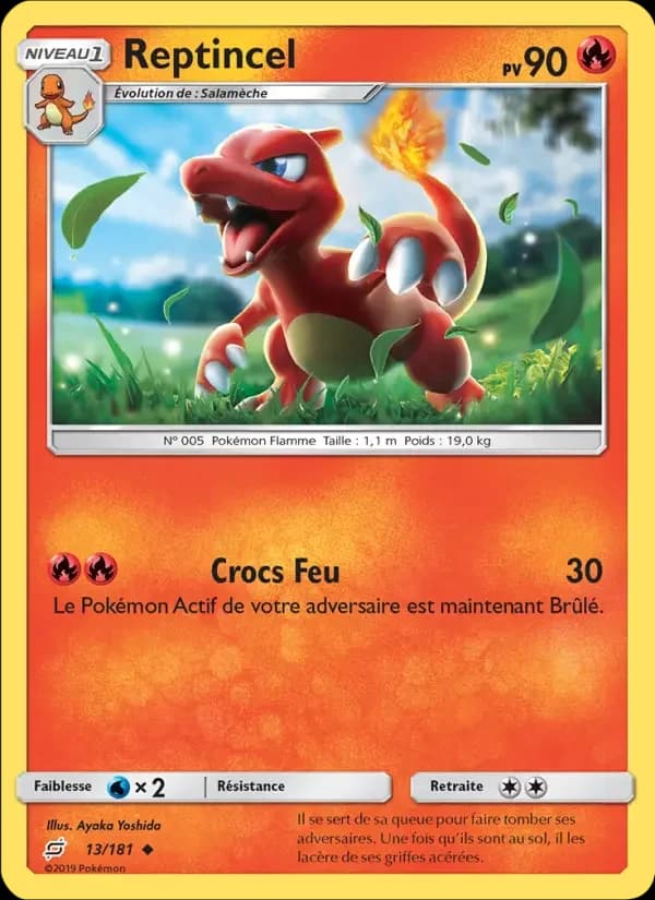 Carte Pokémon Reptincel #13 — Duo de Choc