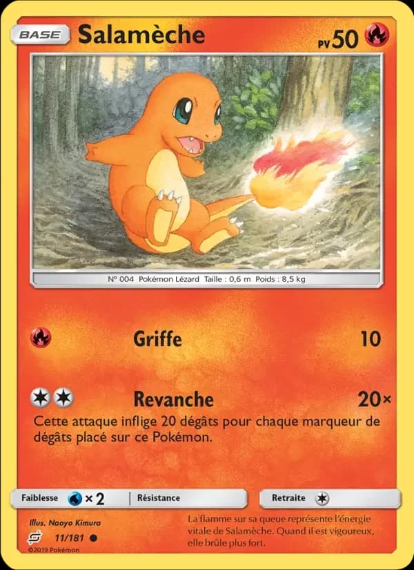 Carte Pokémon Salamèche #11 — Duo de Choc