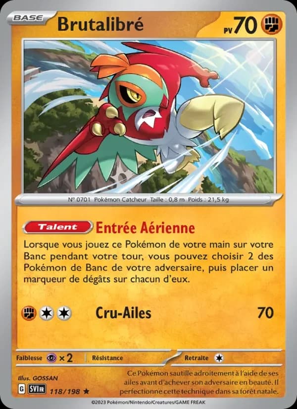 Carte Pokémon Brutalibré #118 — Écarlate et Violet