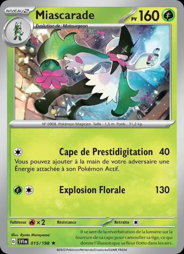 Carte Pokémon Miascarade #015 — Écarlate et Violet