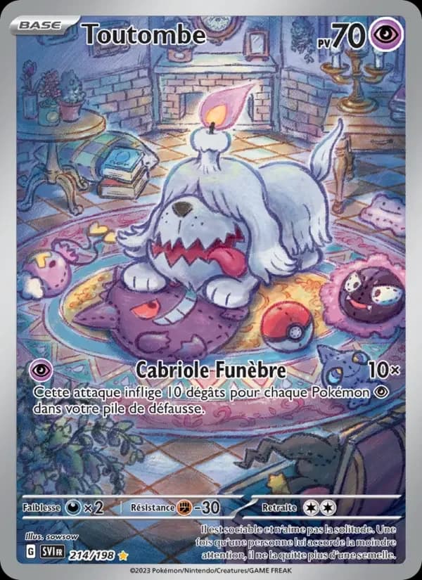 Carte Pokémon Toutombe #214 — Écarlate et Violet