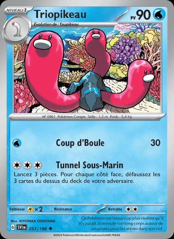 Carte Pokémon Triopikeau #057 — Écarlate et Violet