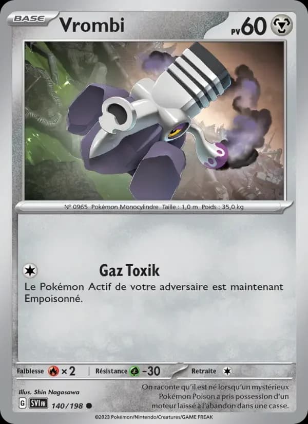 Carte Pokémon Vrombi #140 — Écarlate et Violet