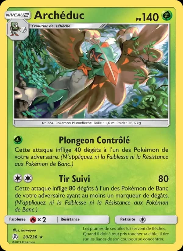 Carte Pokémon Archéduc #20 — Éclipse Cosmique