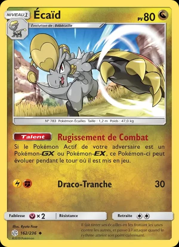 Carte Pokémon Écaïd #162 — Éclipse Cosmique