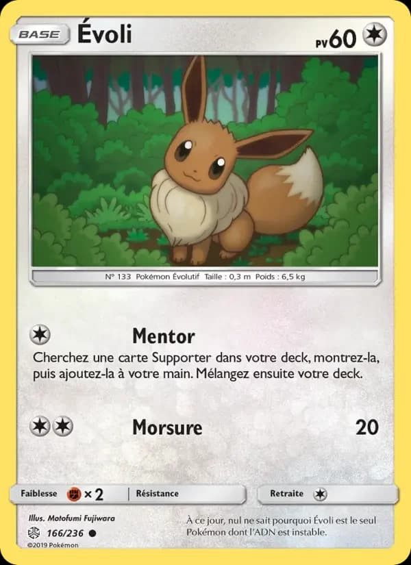 Carte Pokémon Évoli #166 — Éclipse Cosmique