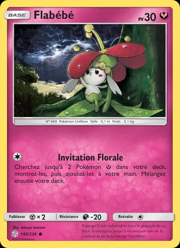 Carte Pokémon Flabébé #149 — Éclipse Cosmique