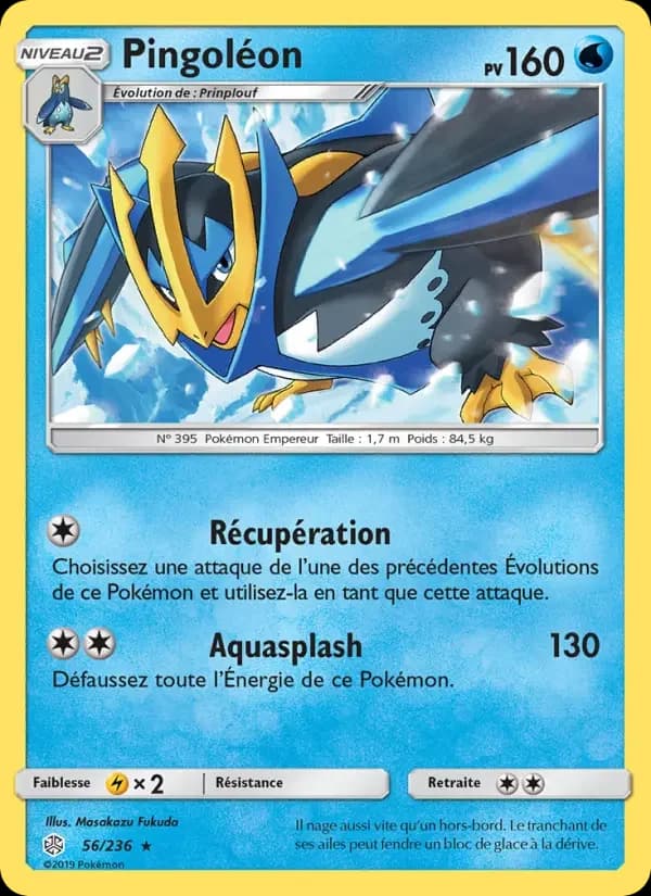 Carte Pokémon Pingoléon #56 — Éclipse Cosmique