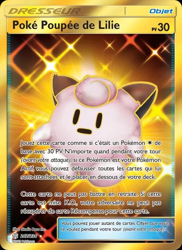 Carte Pokémon Poké Poupée de Lilie #267 — Éclipse Cosmique