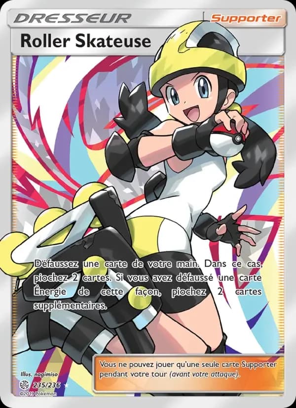 Carte Pokémon Roller Skateuse #235 — Éclipse Cosmique