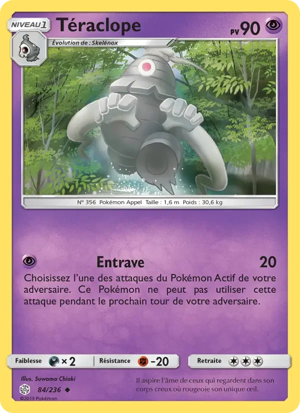 Carte Pokémon Téraclope #84 — Éclipse Cosmique