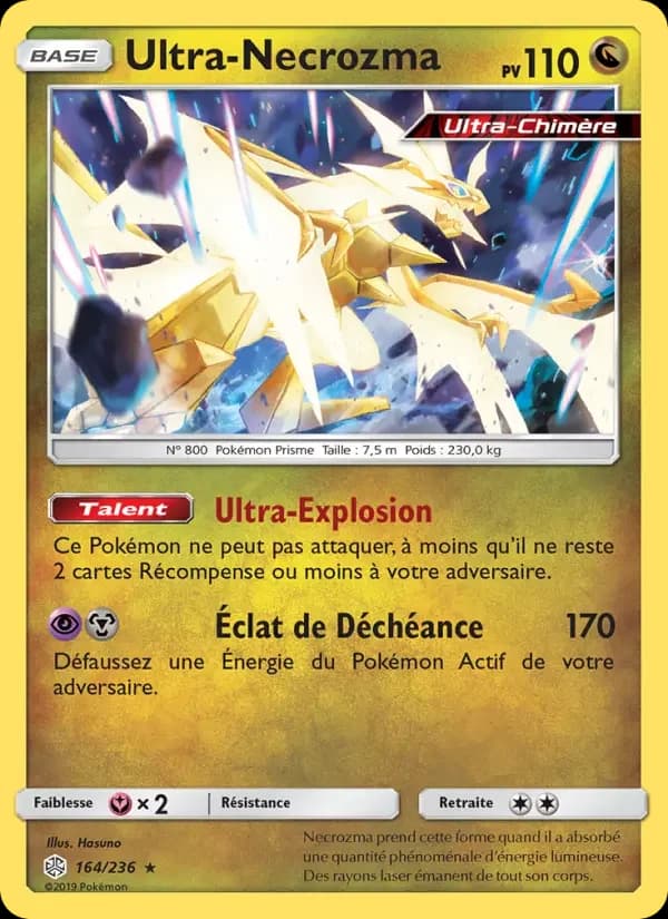 Carte Pokémon Ultra-Necrozma #164 — Éclipse Cosmique
