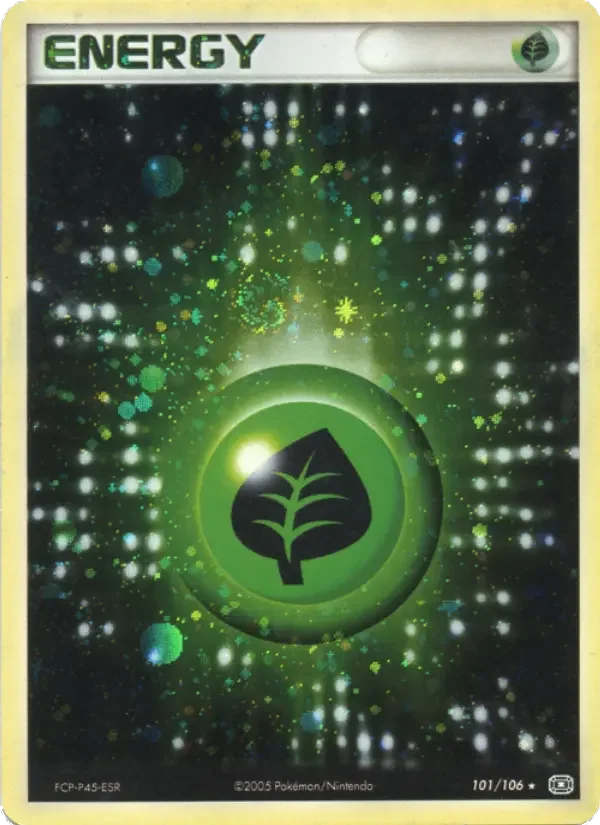 Carte Pokémon Énergie Plante #101 — Émeraude
