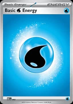 Carte Pokémon Énergie Eau #003 — Énergies Méga-Évolution