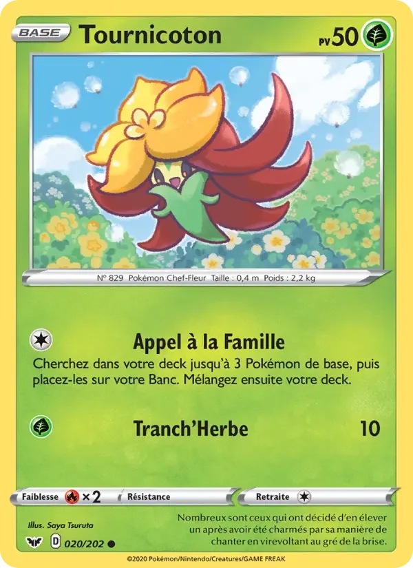 Carte Pokémon Tournicoton #20 — Épée et Bouclier