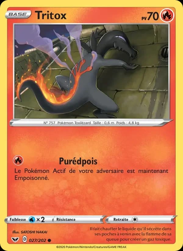 Carte Pokémon Tritox #27 — Épée et Bouclier