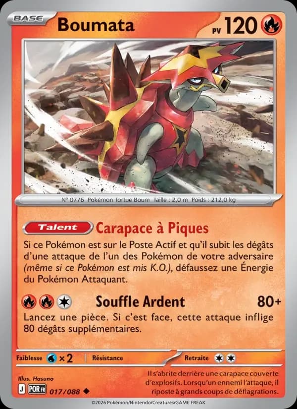 Carte Pokémon Boumata #017 — Équilibre Parfait