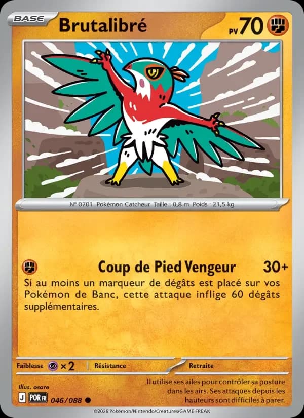 Carte Pokémon Brutalibré #046 — Équilibre Parfait