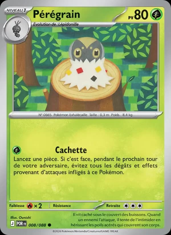 Carte Pokémon Pérégrain #008 — Équilibre Parfait