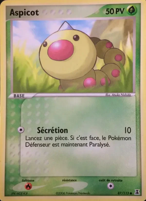 Carte Pokémon Aspicot #87 — Espèces Delta