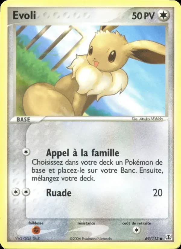 Carte Pokémon Evoli #69 — Espèces Delta