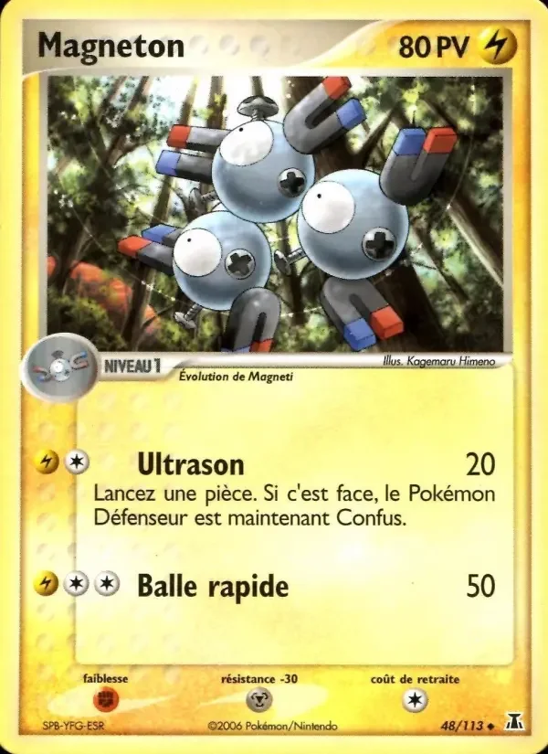 Carte Pokémon Magneton #48 — Espèces Delta