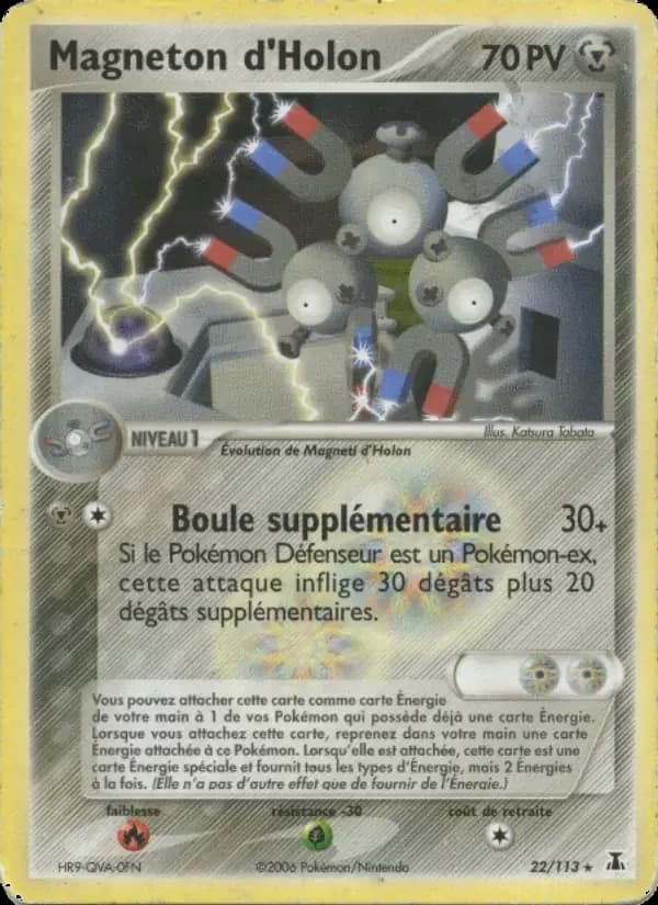 Carte Pokémon Magneton d'Holon #22 — Espèces Delta