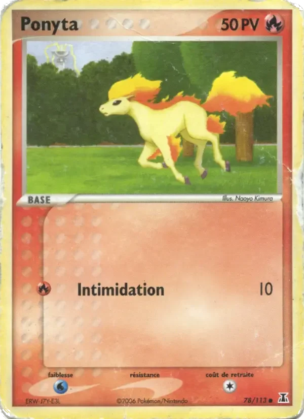 Carte Pokémon Ponyta #78 — Espèces Delta