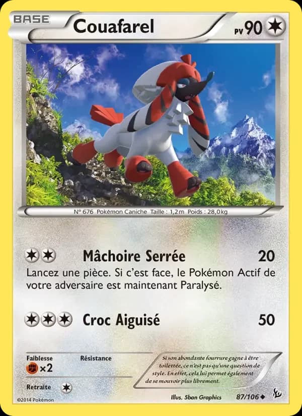 Carte Pokémon Couafarel #87 — Étincelles