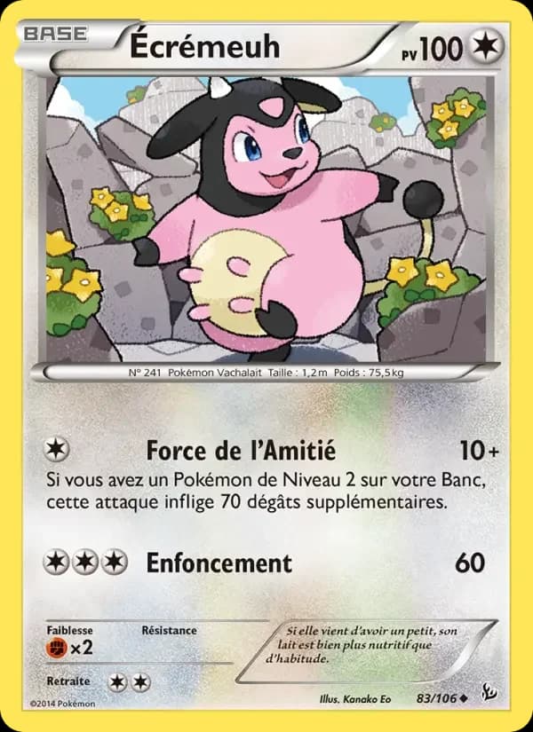 Carte Pokémon Écrémeuh #83 — Étincelles