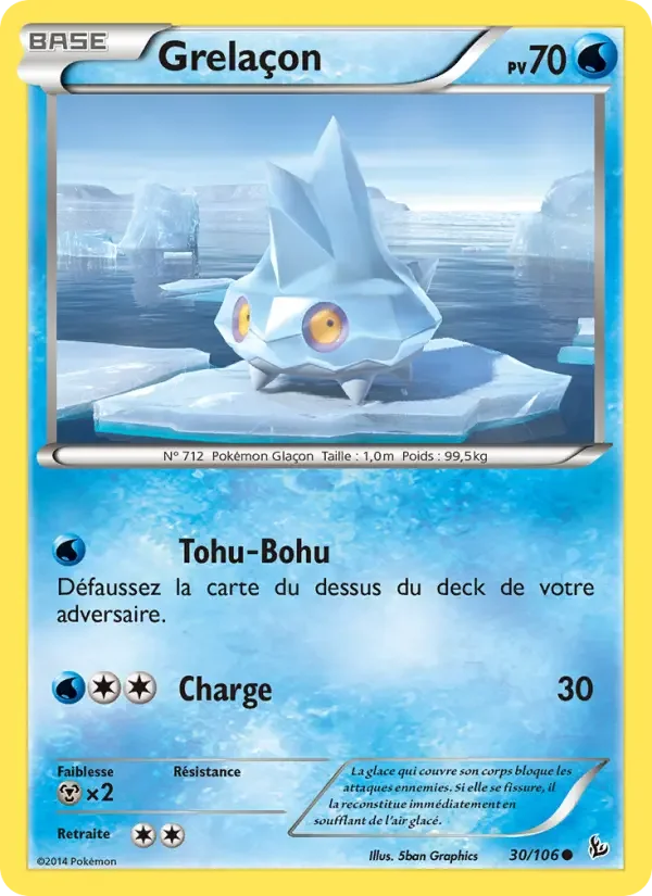Carte Pokémon Grelaçon #30 — Étincelles